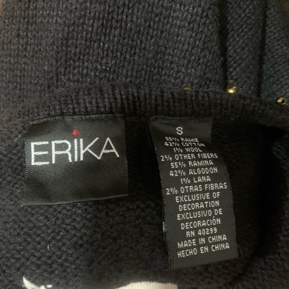 Vintage holiday themed zip up sweater vest - Picture 5 of 6